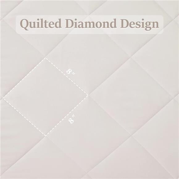 Quilt Queen Beige Lightweight Comforter Reversible Bedspread for All Season Soft - Picture 2 of 7